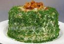 Закусочный торт из сырных блинов с грибным кремом: простой быстрый праздничный рецепт Блинный торт с грибами и сыром рецепт